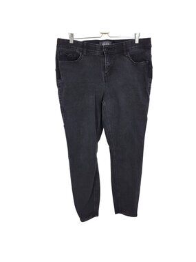 Torrid black bombshell skinny jeans size 20R premium Plus Size